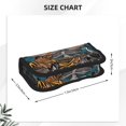 thumbnail image 3 of Gaeub Coffee-Drinking Skull Print Canvas Pen Case,Pencil Case for Men Women, Large Pen Bag,Big Capacity Canvas Pencil Pouch, 3 of 6