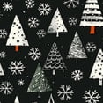 thumbnail image 6 of BANET White Christmas Trees Round Table Cloth Snow Polyester Tablecloth  Waterproof Tablecloth Dinning Table Cover for Indoor Outdoor Party Picnic 38"-42, 6 of 8