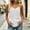 *White, variant on ClodeEU Women's V Neck Spaghetti Strap Peplum Cami Top, Solid Color Casual Sleeveless Blouse Army Green,Women's Plus L