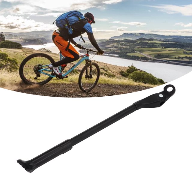Soporte lateral de Bicicleta, Aleación de aluminio Firme Estacionamiento de Parada de Bicícleta Longitud Liviana Longitud de Mecanizado Preciso Ajustable Alta Resistencia Inferior