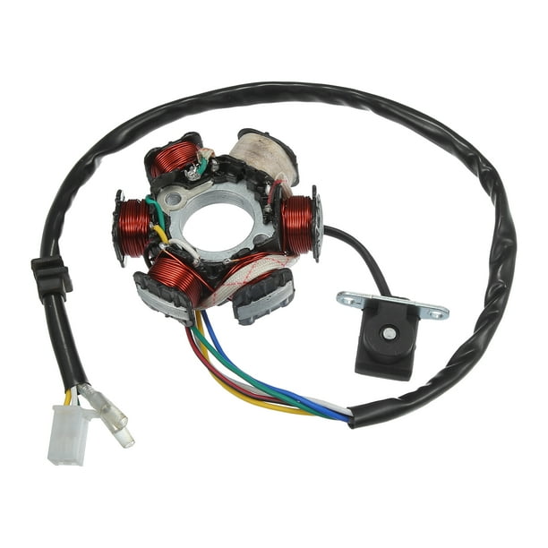 5 Cables 6 Polo CC Motocicleta Magneto Estator para 125 cc GY6 - 1 Uds