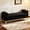 Black-Wood, variant on Arouseden 66" Gray Faux Leather End of Bed Bench with Weathered Finish Wood Frame,End of Bed Sofa King Ssize with 2 Bolsters, Upholstered Bedroom Ottoman Bench for Living Room
