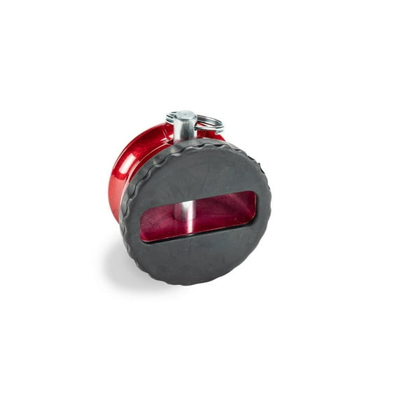 Factor 55 Winch Cable Stop 00450-01 Loop Guard; Fits 7/16 Inch Steel Cable; One Piece Design; Red; Aluminum