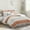Coral, variant on GDF Studio 9-Piece Cotton Pintuck Comforter Set, Cottage Farmhouse Bedding, Queen Size, Blush