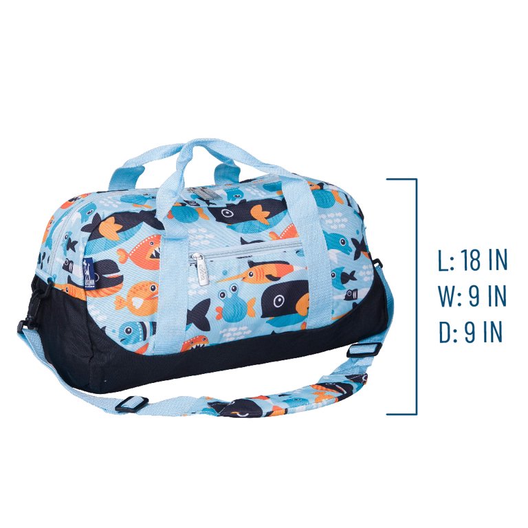 Wildkin Kids Overnighter Duffel Bags , Perfect Sleepovers and Travel,  Carry-On Size (Digital Camo)