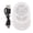 White, variant on M Buder Remote Control Scrolling Ring for Short Video Smartphone and Tablet Page Turner BT5.2 Wireless Controller, Black, 7 inches / 17.78 cm