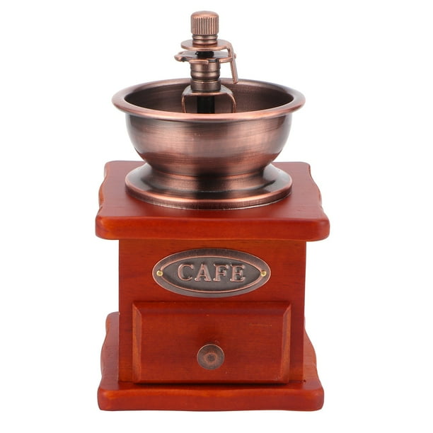 Manual Coffee Grinder Wooden Hand Grinder Mini Coffee Bean Mill
