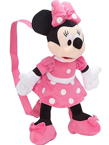 minnie mouse plush backpack