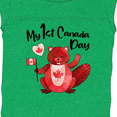 thumbnail image 4 of Inktastic My 1st Canada Day with Red and White Maple Leaves Boys or Girls Baby Bodysuit, 4 of 5