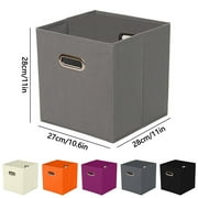 Yttmshdga Home Textile Storage Price Drop Alert! Storage Foldable Cube Organizer Fabric Drawer Set Of Beige,A