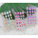 thumbnail image 5 of 24 piezas en caja con estampado de osos para manicura de niños grandes, protección del medio ambiente, material ABS, uñas postizas no tóxicas e inofensivas, 5 of 6