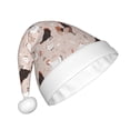 thumbnail image 2 of Salouo Funny Chicken for Adult Christmas Hat Xmas Holiday Hat Santa Hat for Women & Men Festive Headwear Accessories Fit for Christmas/ New Year/Holiday/Party,1PC, 2 of 6