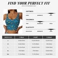 thumbnail image 6 of Yiaed Transportations with Buildings Print Ladies Waistcoat Women Sports Vest Vest Sports Women Sports Top Yoga Vest for women-Medium, 6 of 8