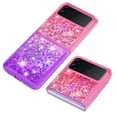 thumbnail image 3 of Funda para Samsung Galaxy Z Flip 3 5G Transparente con Brillos Carcasa Protectora Antigolpes con Glitter Brillante, 3 of 5