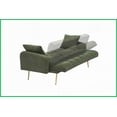 thumbnail image 5 of 71.7-Inch Teddy Fleece 3-Seat Sofa Bed with 2 Pillows – Modern Cozy for Living Room & Bedroom, 5 of 10