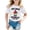 1White301, variant on XAOFW Girl's T-Shirts 100 Days Of School Cartoon Print Short Sleeve Crewneck Tee Shirt Everyday Wear Fashionable T Shirt Daily Lounging Comfortable Trendy Top