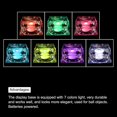thumbnail image 3 of MECCANIXITY Crystal LED Displays Base Stand Holders 60x50x25mm Powered by USB Charge Transparent for Glass Crystal Artwork Decoration, 3 of 5