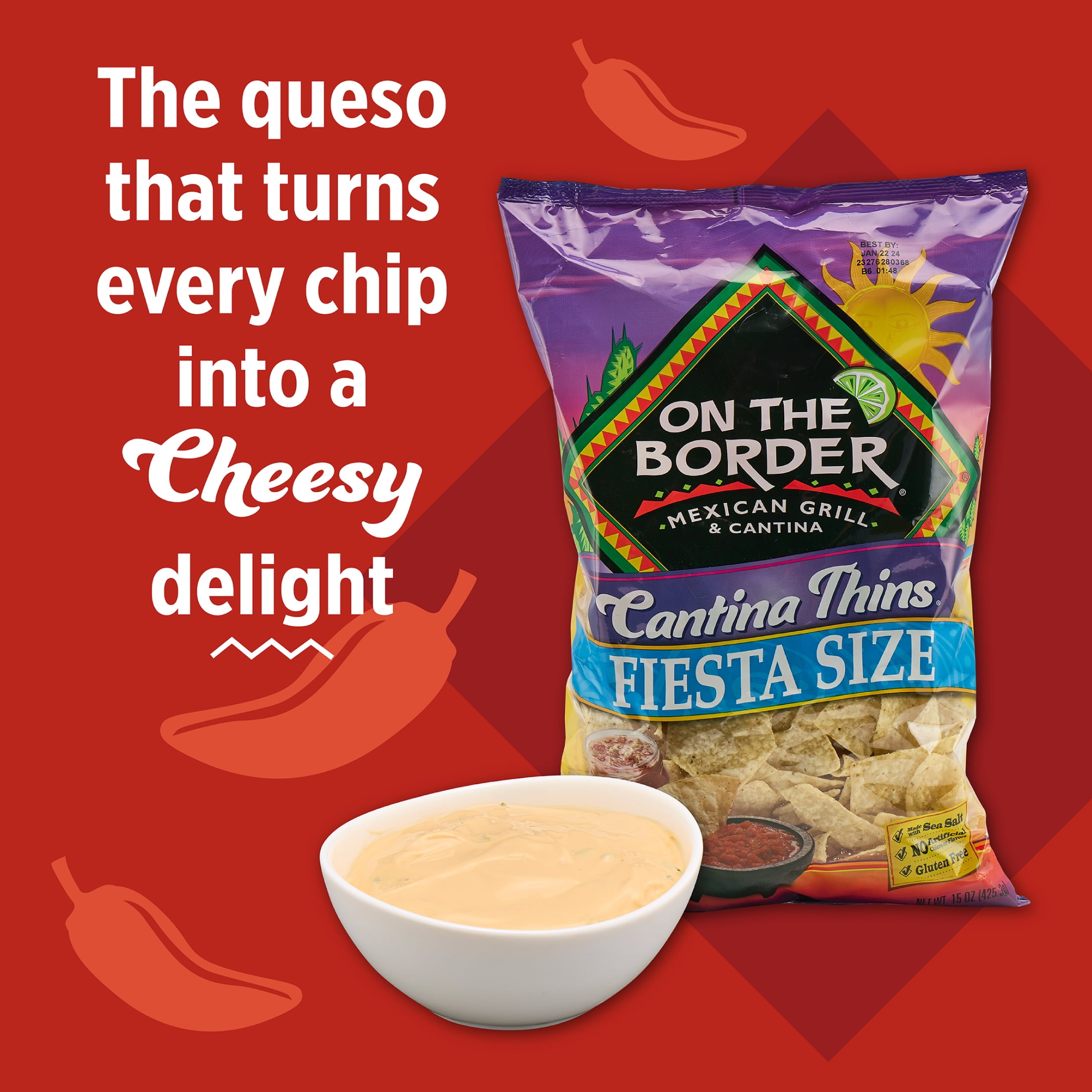 On The Border Mexican Grill & Cantina Monterey Jack Queso, 15.5 oz