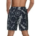 thumbnail image 2 of Lsque Mens Swim Trunks Anchor and Lighthouse Pattern - Bathing Suit Compression Liner - Beach Swim Shorts Swimwear - (S-3XL) - Stretch Quick Dry -3X-Large, 2 of 9