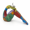 Colorful Stretching Pose, variant on Colorful Elegant Sitting Art Female Sculpture Figurine for Home Decor