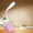 Pink, variant on JilgTeok USB Desk Lamp Table Lamps Light for Bedroom Dorm Lights Clamp-on Desk Lamps Dorm Room Lamps Led Desk Light Heart Shaped Light Desktop Student Learning Lamp(1* Desk Lamp 1*Usb Cable)