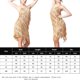 thumbnail image 2 of Vestido De Baile Rumba Tango Vestido de baile de tango para mujer Lentejuelas Borlas Vestido de fiesta de moda (Oro XXL) Ygjytge para Mujer oro T XL, 2 of 6