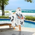 thumbnail image 6 of Cute Panda and Grass Kids Hooded Beach Towel Baby Bath Poncho Towels with Hood Absorbent 50"x23.5" for Pool Swimming, 6 of 7