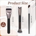 thumbnail image 2 of Nose Contour Brushes 3 count Set - Dual-Ended U-Shape & Angled Brush for Easy Sculpting, Highlighting and Blending Makeup Brush Kit for Beginners & Professionals,  for Slim Nose & Defined Contour, 2 of 6