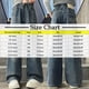 thumbnail image 3 of Cowsor Girls Baggy Jeans Distressed Denim Pants Elastic Waist Wide Leg Jeans for Girls Kids Loose, 3 of 7