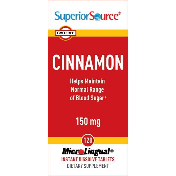 Superior Source Cinnamon Extract 150 Mg, MicroLingual® Tablets, 120