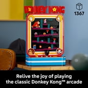 LEGO Donkey Kong Arcade - Building Set for Adults, Ages 18+ Collectible for Gaming Fans - Decor for Bedroom, Home Office or Bookshelf - Gift for Men & Women - 72051