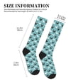 thumbnail image 2 of Lsque Lovely Roosters Pattern Sport Compression Socks for Men & Women 15-20 mmHg Knee High Nurse Pregnant Running Medical and Travel Athletic, 2 of 6