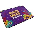 thumbnail image 2 of GZHJMY Mardi Gras Door Mats Non-Slip Washable Indoor Outdoor Entrance Welcome Floor Mat for Kitchen Bathroom Bedroom Home Decor, 23.6"x15.7", 2 of 7