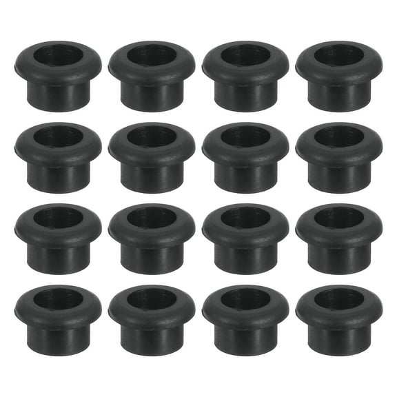 Uxcell 16 Pack T Type Rubber Grommet, 14mm Mount Dia Rubber Grommet Firewall Plug Grommet