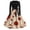 19# Complexion, variant on Halloween Costumes Long Sleeve Dresses for Women Party Vintage Pumpkin A Line Halloween Floral Printed Clothing Complexion L