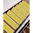 thumbnail image 3 of Yellow Geometric Stair Treads Non Slip Indoor for Wooden Steps, White Greek Key Design Abstract Modern Art 10 Pcs Stair Mats for Elders Dogs, 8 x 30 Inch Carpet Treads Runner Rugs for Staircase, 3 of 7