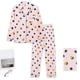 thumbnail image 3 of Conjunto de pijama con estampado para mujer, Tops de botonadura única, pantalones de longitud completa, ropa de dormir para adolescentes, moda de otoño, holgada para el hogar, 3 of 4