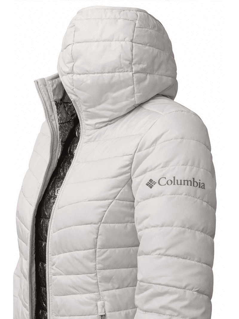 Columbia フード付きジャケット L ホワイト Columbia White Out FS 1.0 Mid Hooded Jacket-White Off-Medium