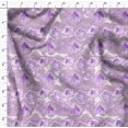 thumbnail image 4 of Soimoi Minky Purple Fabric By the Yard - 56 Inch Wide - Florals Print Fabric - Elegant and Timeless Patterns for Fashion and Home Decor Printed Fabric, 4 of 6