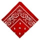 thumbnail image 1 of Bandana Novedad Yinane Impresión cara Paisley Cowboy Bandana rojo, 1 of 8