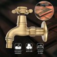 thumbnail image 3 of Washing Machine Faucet Outdoor Faucet Garden Faucet Washing Machine Faucet Vintage Solid Brass Water Faucet Wall-mounted Mixer Tap G1/2 Inlet Thread (, 3 of 5