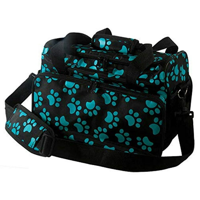 MPP Pro Pet Groomers Travel Tote Bag Pawprint Design Tool Organization Choose Color (Turqoise)