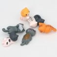 thumbnail image 1 of Cartoon Random Color Decorations Garden for  Kitten Landscape Figurines Micro Landscape Lazy Cats 1, 1 of 8