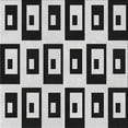 thumbnail image 1 of Ahgly Company Indoor Square Patterned Charcoal Black Novelty Area Rugs, 5' Square, 1 of 6