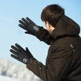 thumbnail image 1 of Guantes unisex con forro polar, calentadores de manos eléctricos impermeables, guantes para deportes al aire libre, 1 of 8
