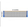 thumbnail image 1 of Filets de Tennis Portables Ensemble de Filets de Badminton - pour Tennis Soccer Tennis Pickleball 6.1m, 1 of 3