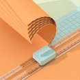 thumbnail image 4 of 4-in-1 Paper Cutter Portable Craft Trimmer for A4, Photos, DIY Scrapbooking, Straight/Wavy/Dotted Line Cutting, 4 of 5