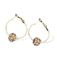 thumbnail image 1 of Pendientes de aro Minnieouse Aretes de diamantes de imitación bohemios Regalo para hija AP009769-02, 1 of 6