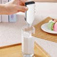 thumbnail image 4 of Espumador De Leche De Acero Inoxidable De Mano Batidora De Espuma Espresso Cappucino Latte Maker Batidor De Huevos Con Pilas matsuzay  HA014565-00, 4 of 6