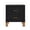 Black, variant on GZXS 2-Drawer Nightstand with Brushed Gold Handles & Solid Wood Legs, Accent Bedside End Table for Living Space or Bedroom Nook, Sage Green